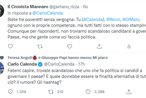Tre Poveretti Senza Vergogna: #Calenda, #Renzi, #DiMaio